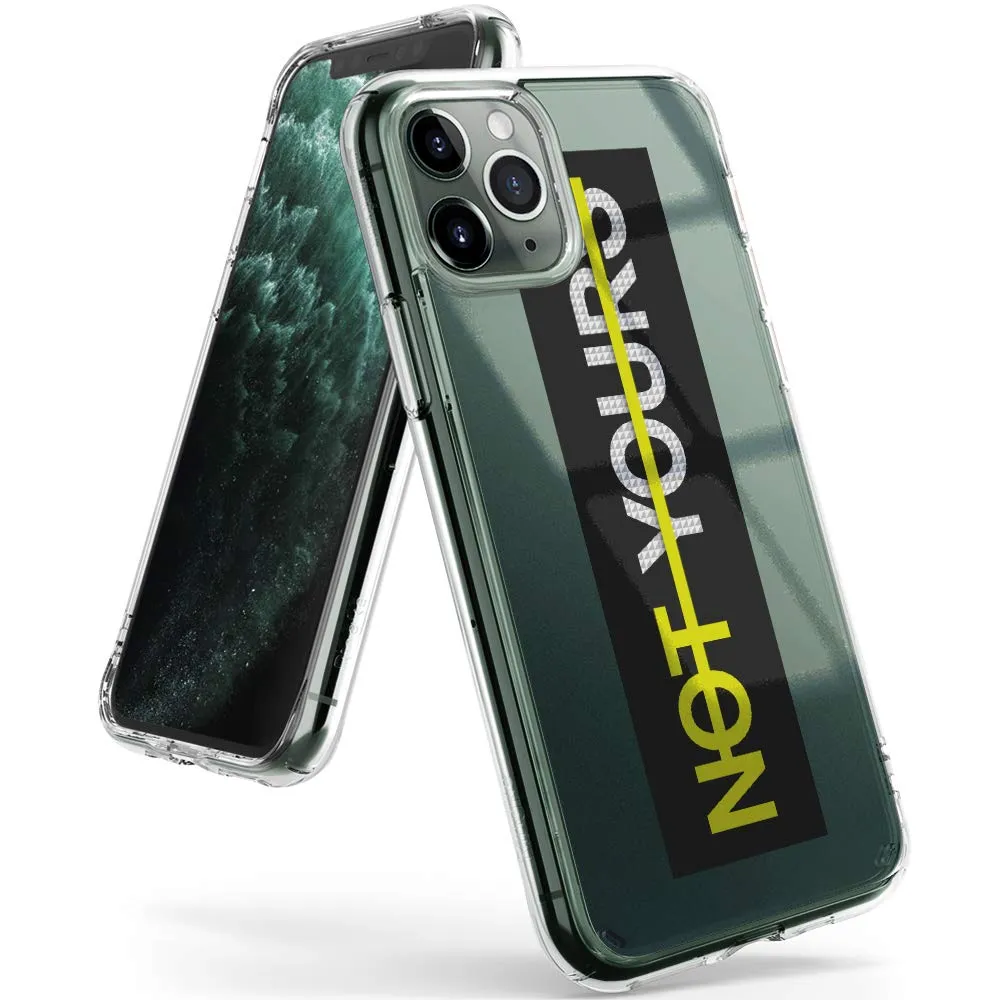 Apple iPhone 11 Pro Max Back Cover Case | Fusion Design - NOT YOURS