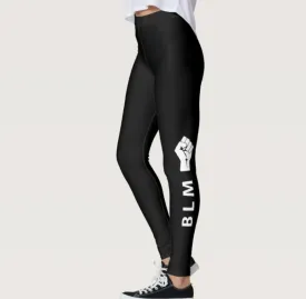 Black Lives Matter Fist Leggings