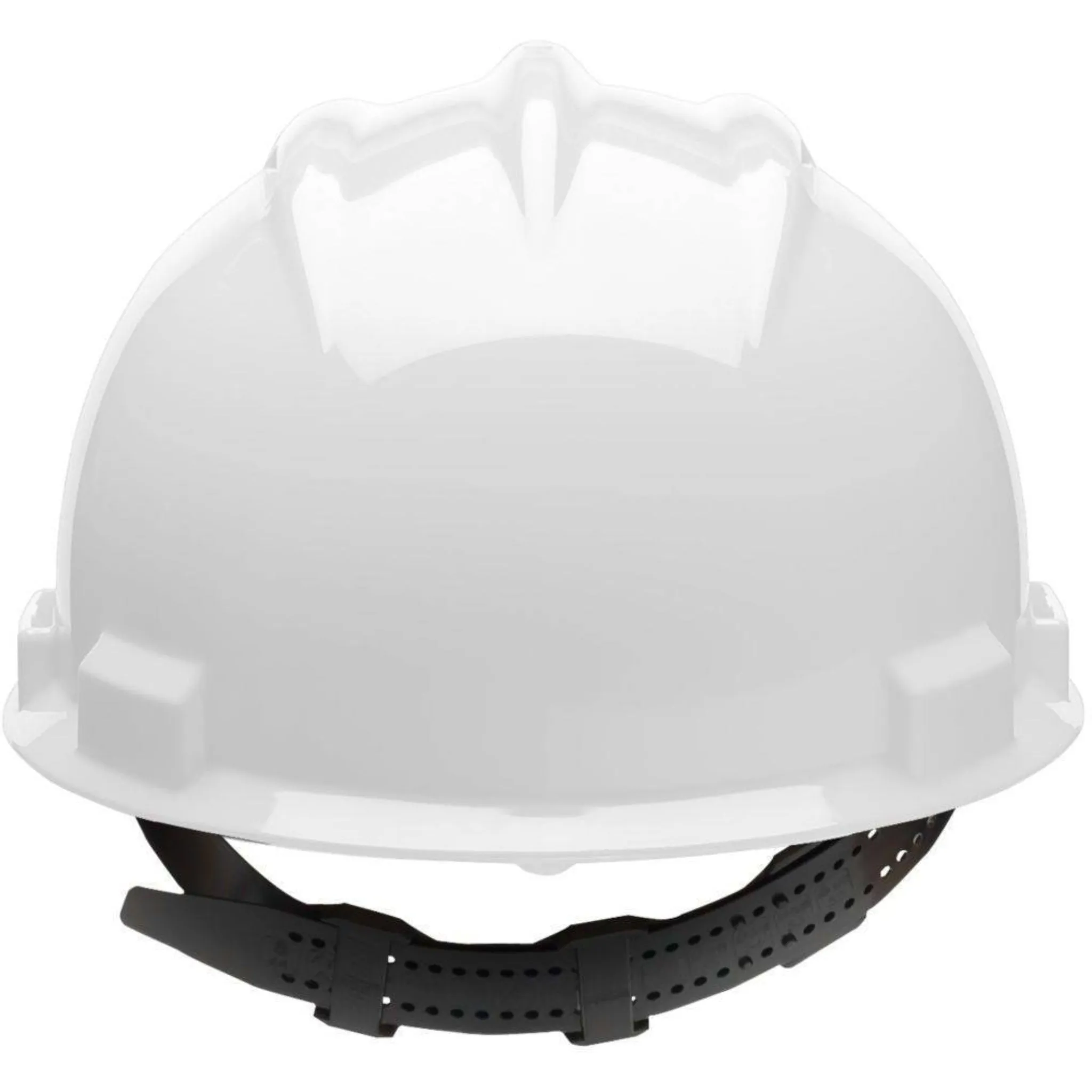 Bullard 62WHR 4pt Ratchet Cotton Brow Pad, Standard Series Vented Cap Style, White, 1 Each