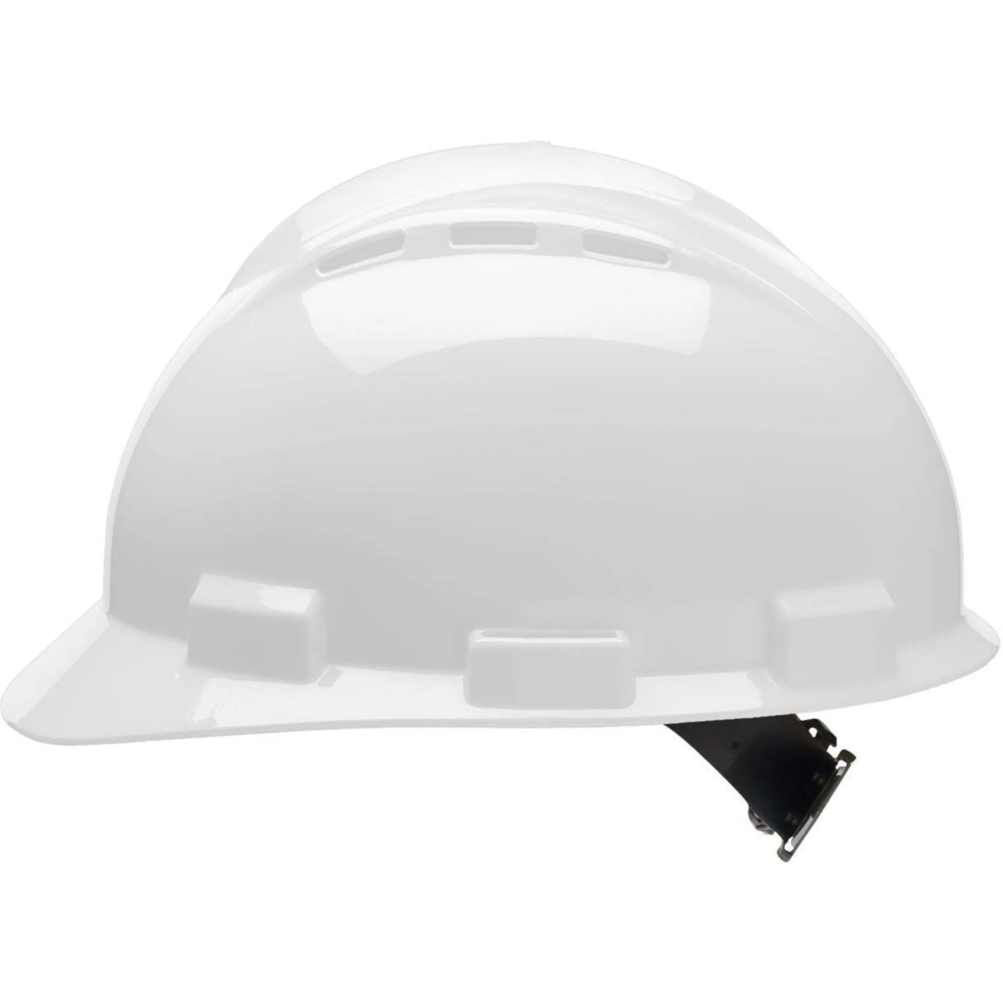 Bullard 62WHR 4pt Ratchet Cotton Brow Pad, Standard Series Vented Cap Style, White, 1 Each