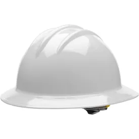 Bullard C33 33GGR 6pt Ratchet Classic Full Brim Style Hard Hat, Gull Grey, 1 Each