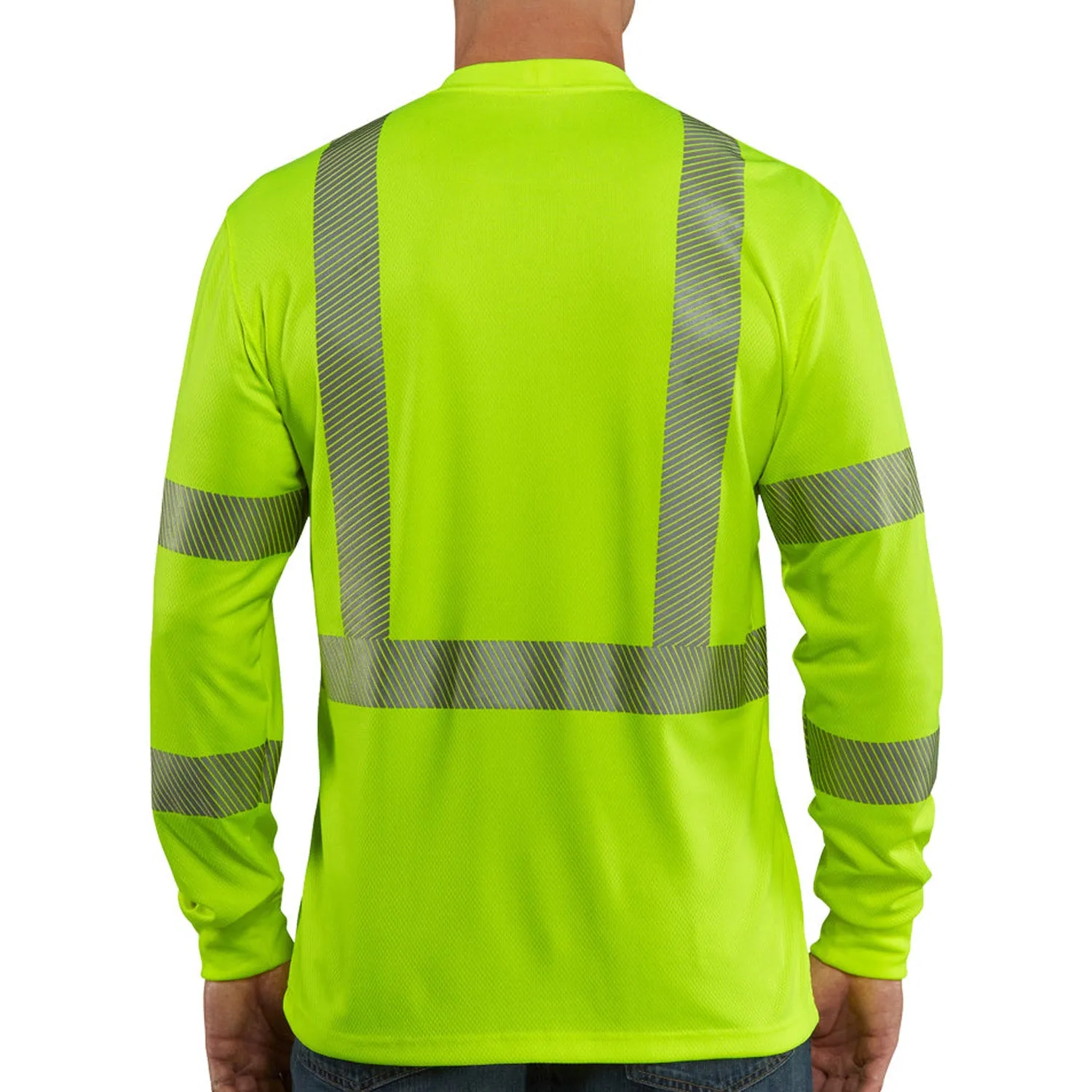 Carhartt Men's Force Class 3 Hi-Vis Long Sleeve T-Shirt