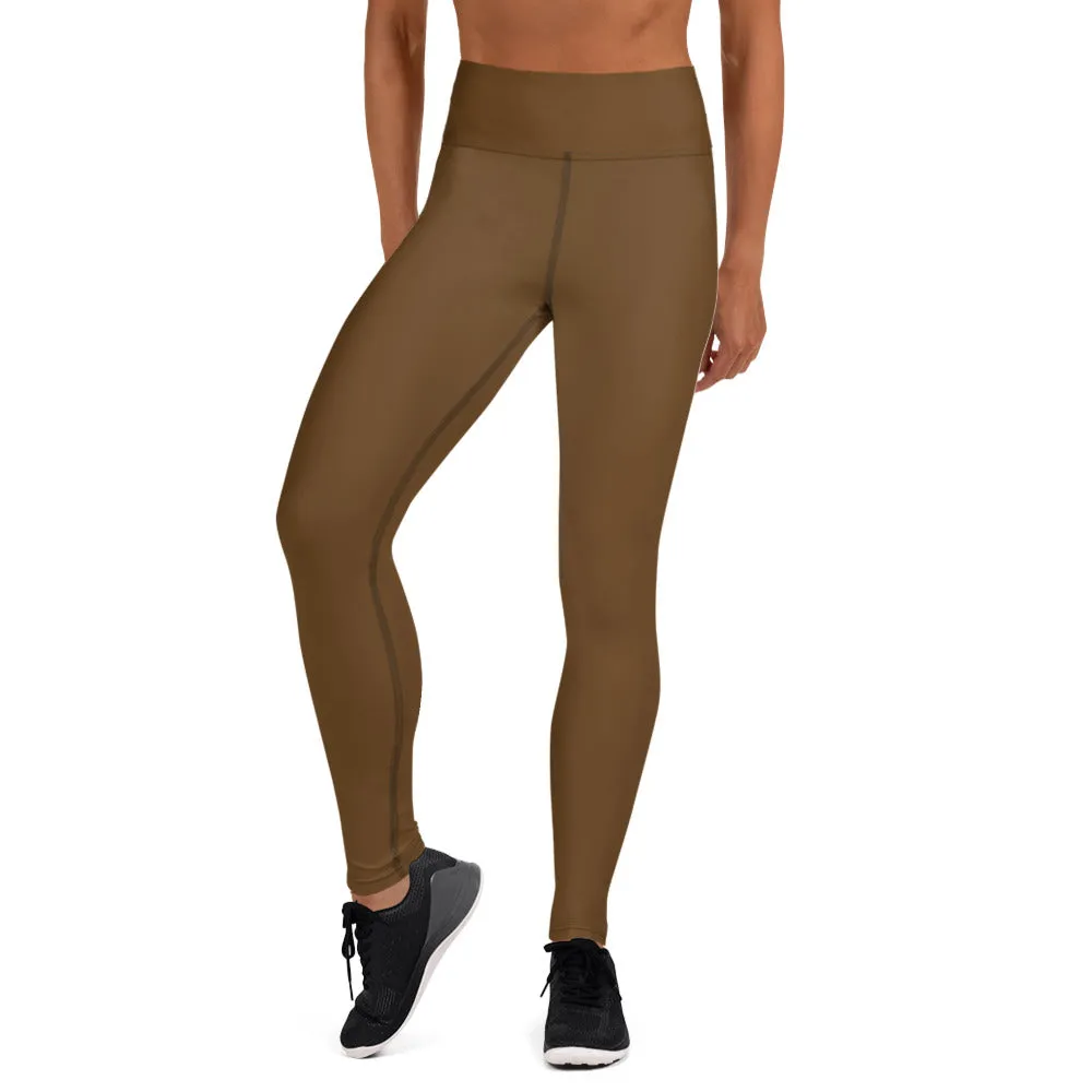 Chocolate Brown Yoga Leggings