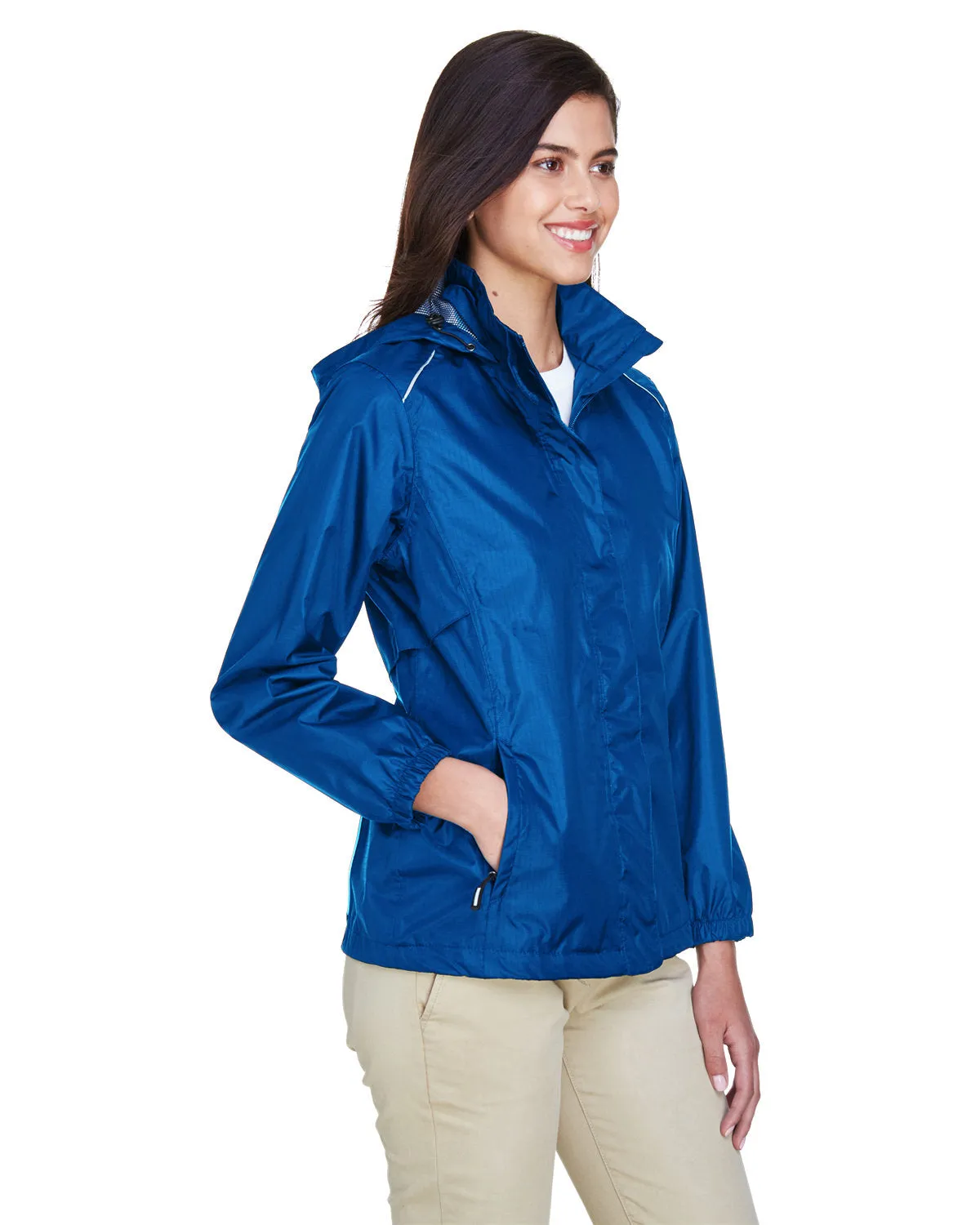 CORE365 Ladies' Climate Seam-Sealed Lightweight Variegated Ripstop Jacket