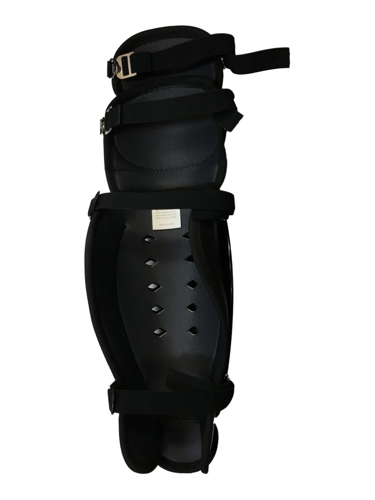 Diamond Core Series DLG-155D Black Baseball Catcher's Leg Guards (15.5")