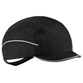 Ergodyne Skullerz 8955 Lightweight Bump Cap Hat, Black, Long Brim, 1 Each