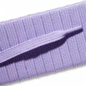 Fashion Athletic Flat Laces Custom Length with Tip - Lilac (1 Pair Pack) Shoelaces