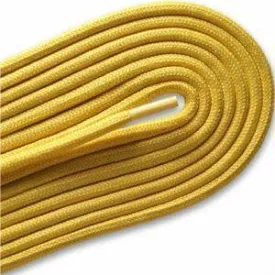 Fashion Casual/Athletic Round 3/16" Laces Custom Length with Tip - Gold (1 Pair Pack) Shoelaces