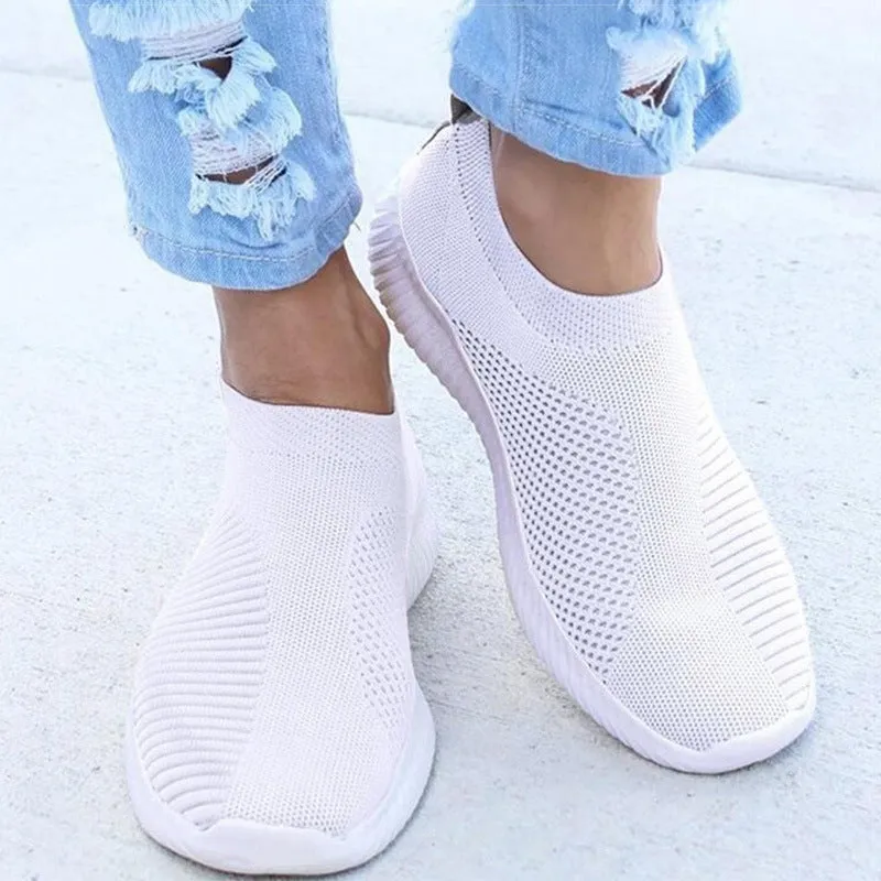 Flying Woven Flat-heeled Rubber Round Headgear Flat Shoes Women