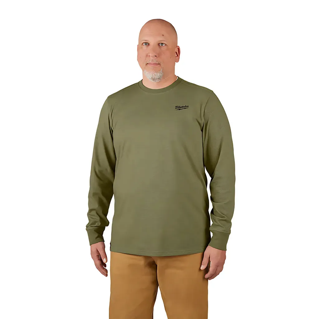 FREEFLEX™ Hybrid Work Tee - Long Sleeve - Green S