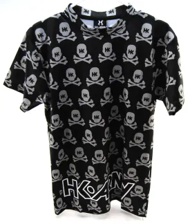 HK Army Dry Fit T-Shirt All Over Black/Grey - Small