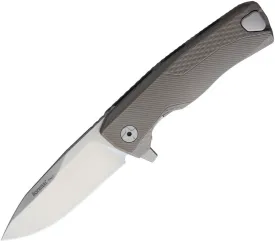 LionSTEEL ROK Titanium Linerlock Bronze