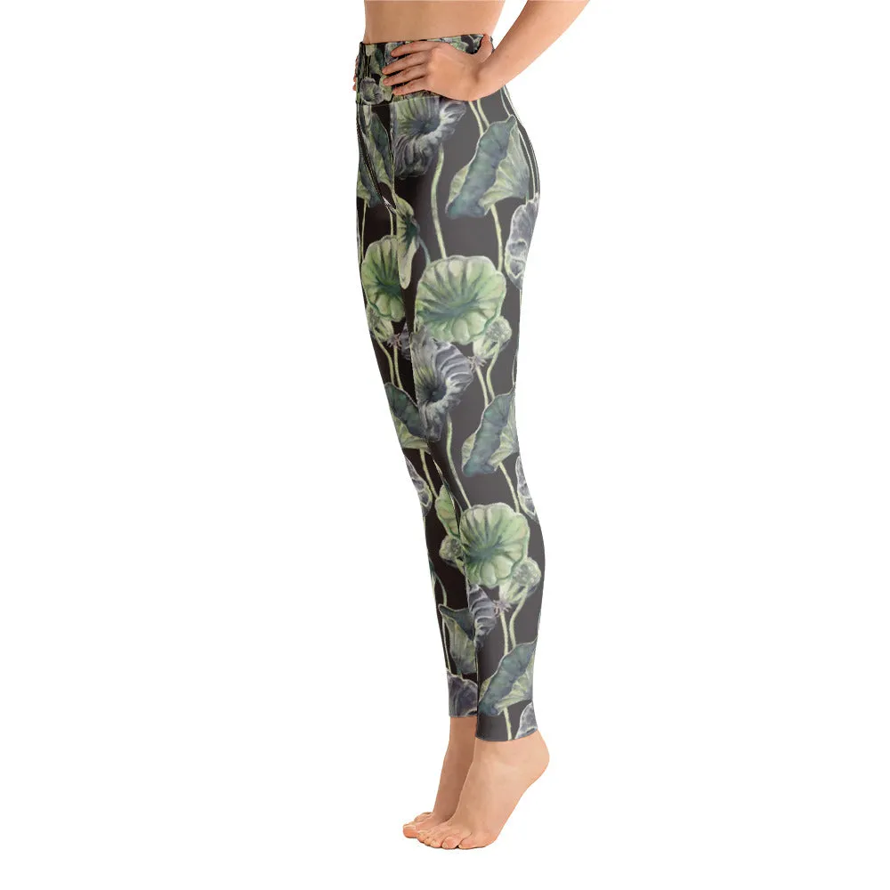 Lotus Leaf Yoga Leggings