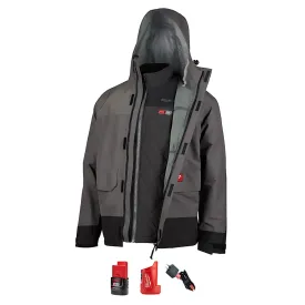 M12™ Heated AXIS™ Layering System with HYDROBREAK™ Rainshell Kit 2X (Gray)