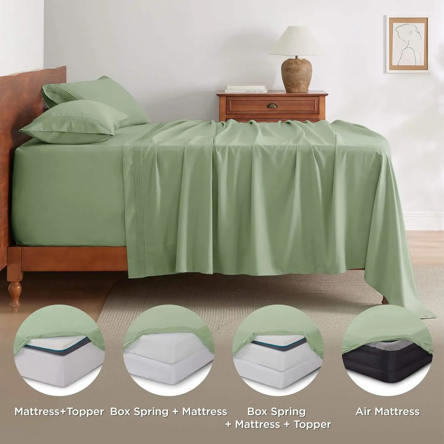 Moisture-Wicking Sheet Set