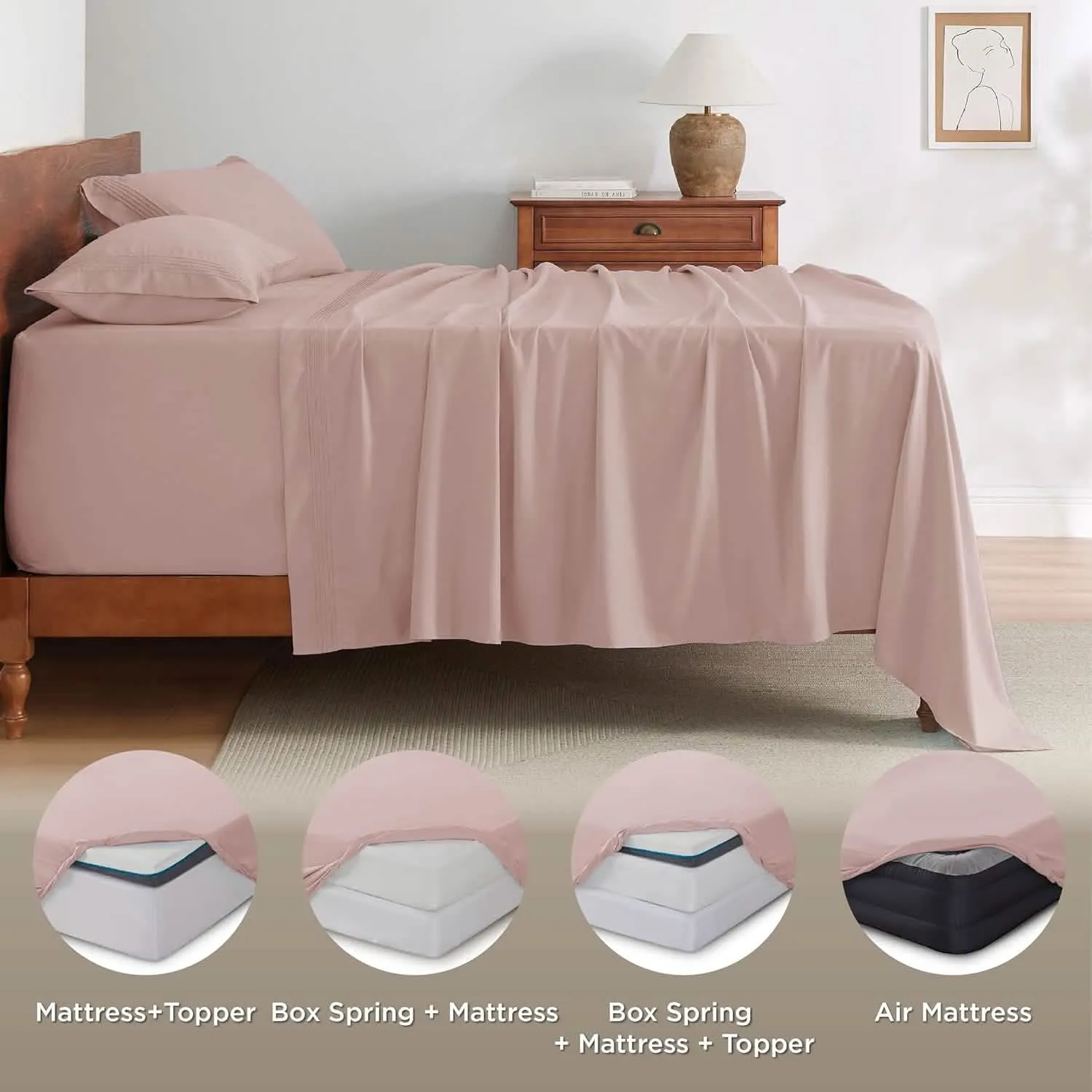 Moisture-Wicking Sheet Set