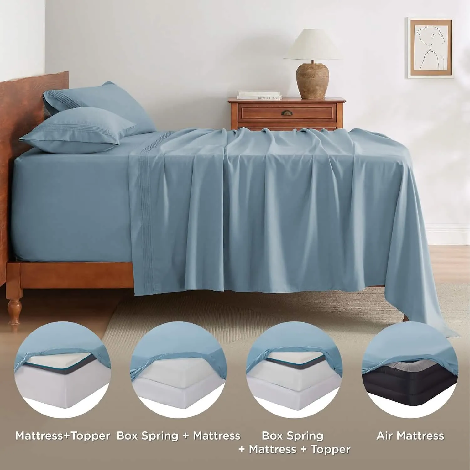 Moisture-Wicking Sheet Set