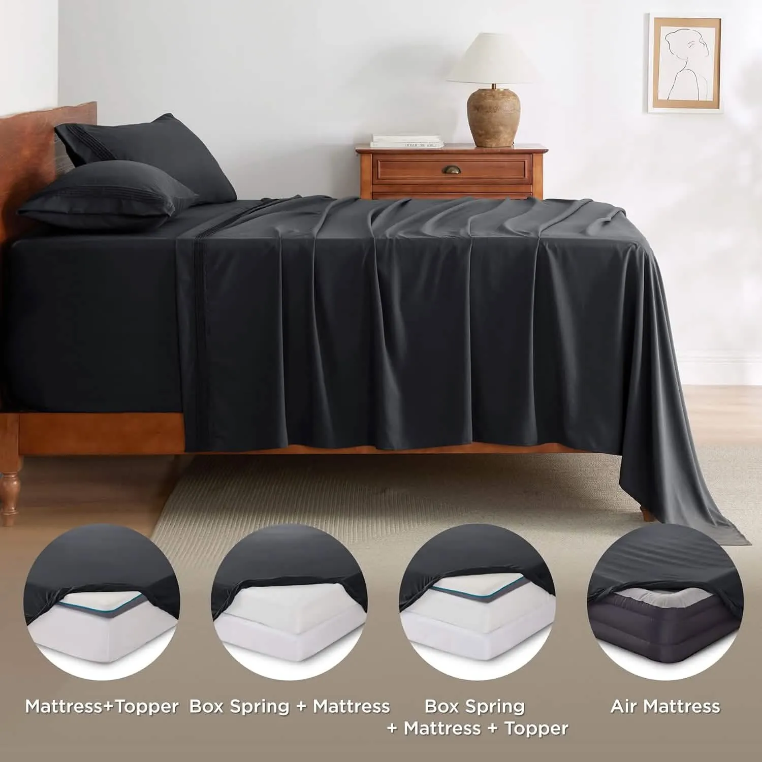 Moisture-Wicking Sheet Set