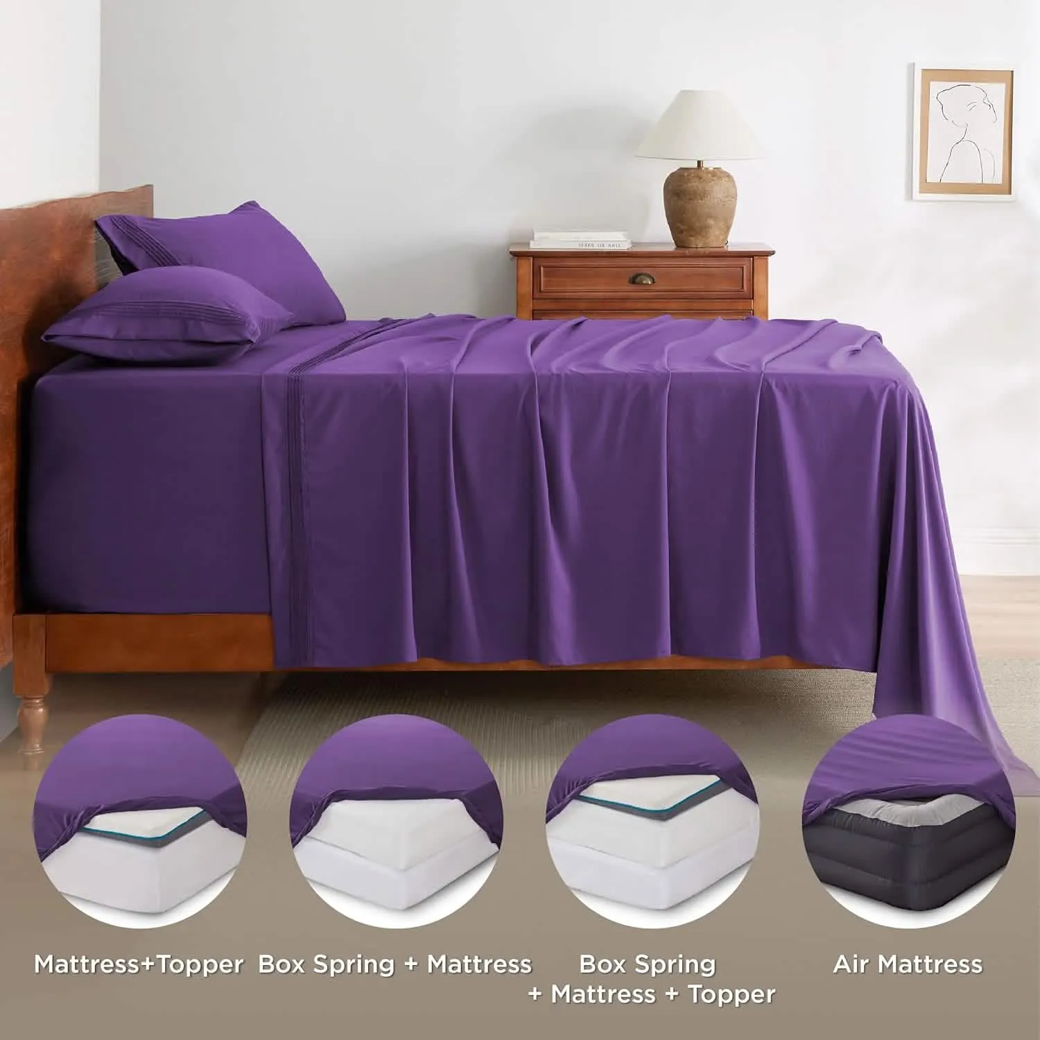 Moisture-Wicking Sheet Set