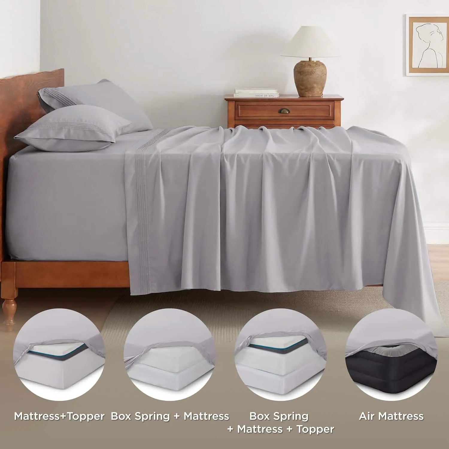 Moisture-Wicking Sheet Set