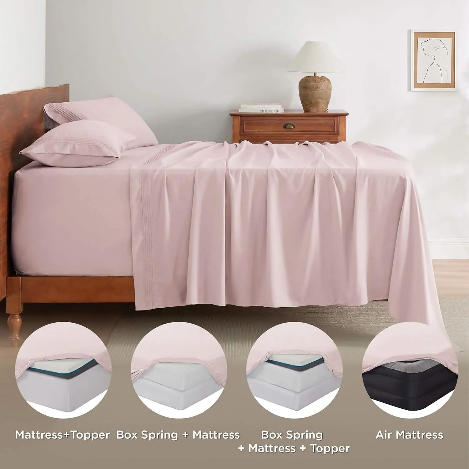 Moisture-Wicking Sheet Set