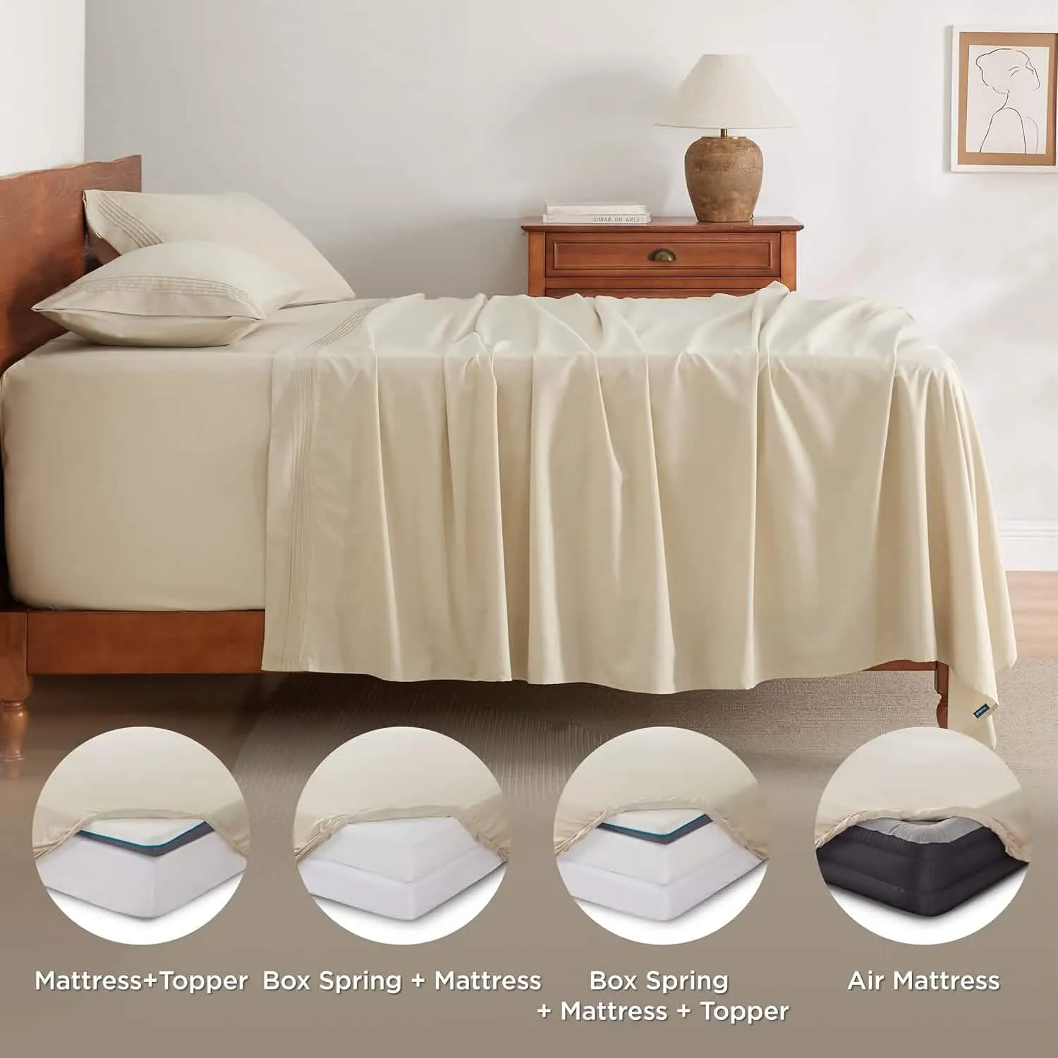 Moisture-Wicking Sheet Set