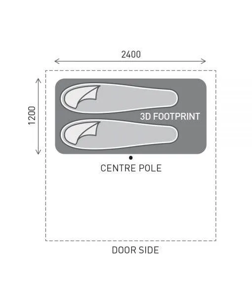 ONE PLANET 4Midable 3D Footprint Floor