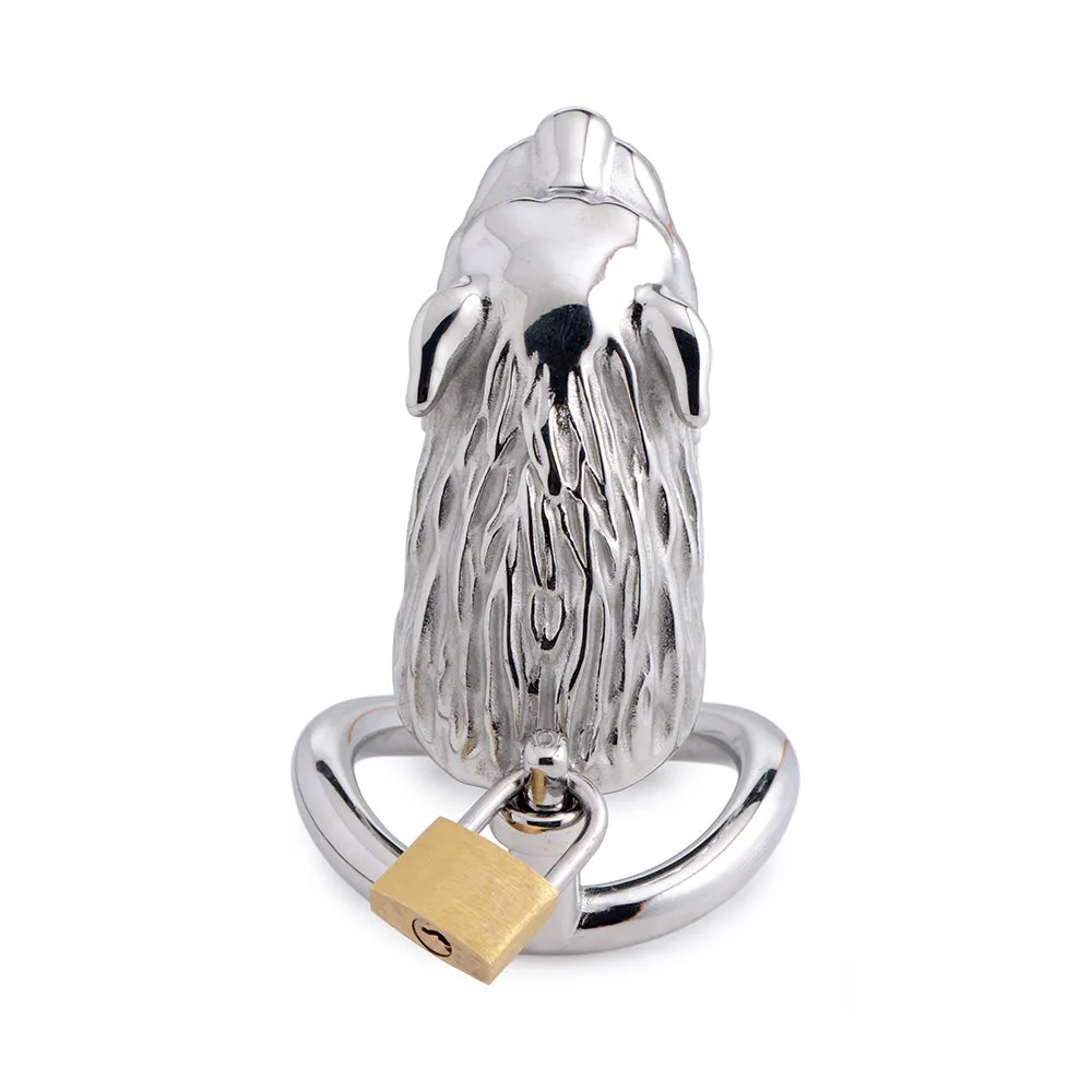 ***Only 34.99***Tiger King Locking Chastity Cage