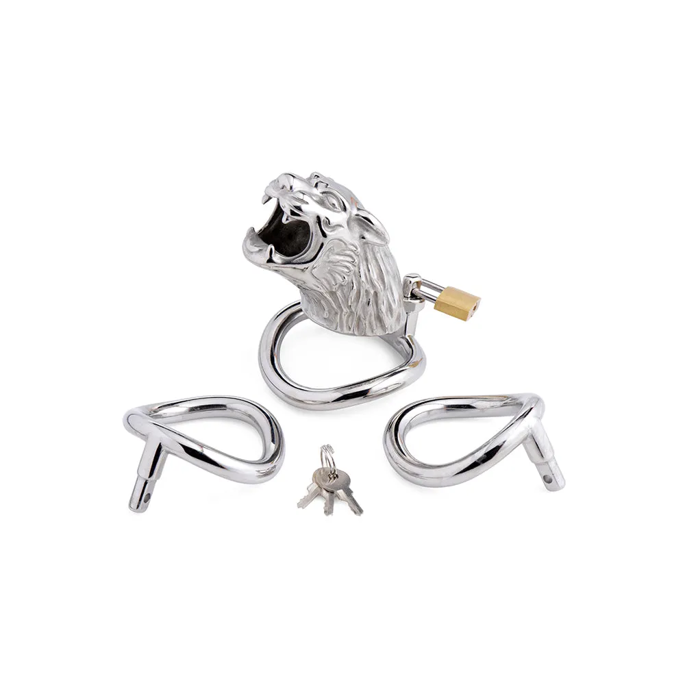 ***Only 34.99***Tiger King Locking Chastity Cage