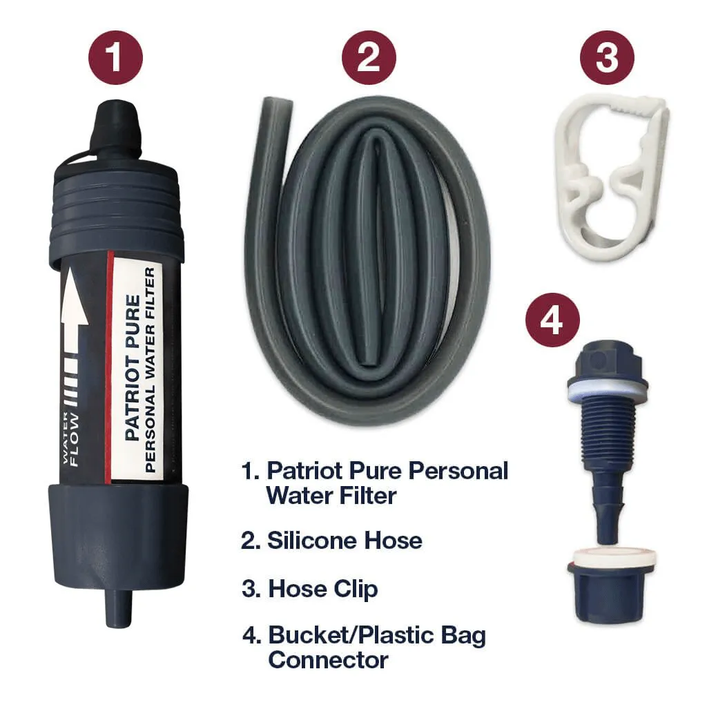 Patriot Pure Personal Water Filter Straw