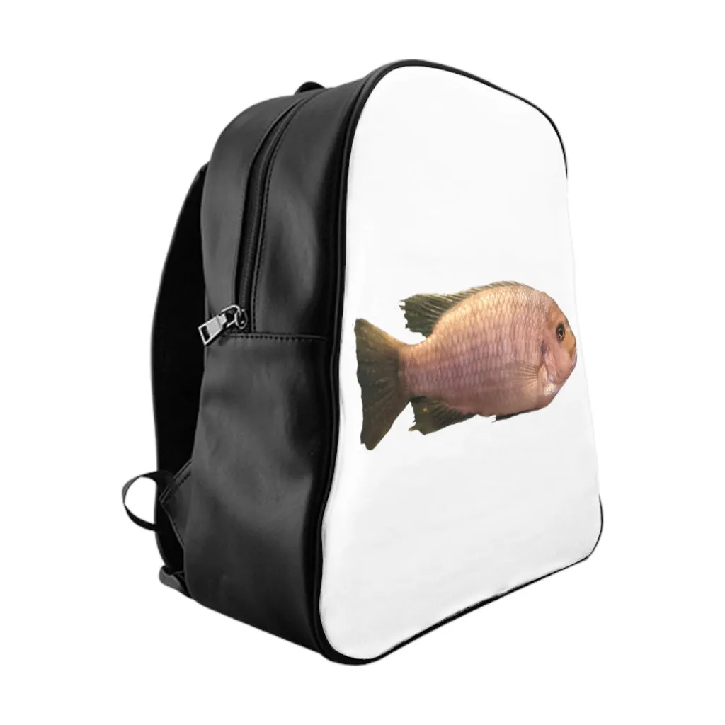 Peach Fish School Backpack