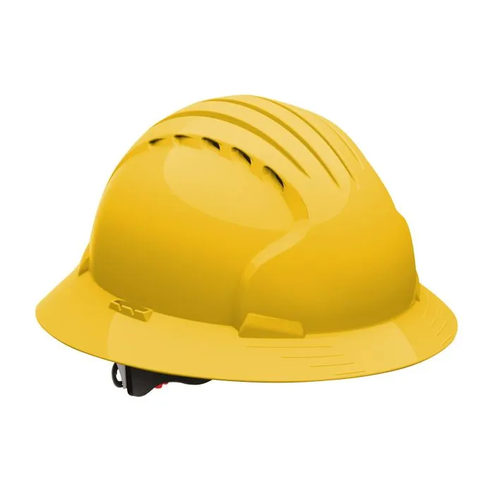 PIP Evolution Deluxe 6161 280-EV6161V Vented, Full Brim Hard Hat, Case of 10