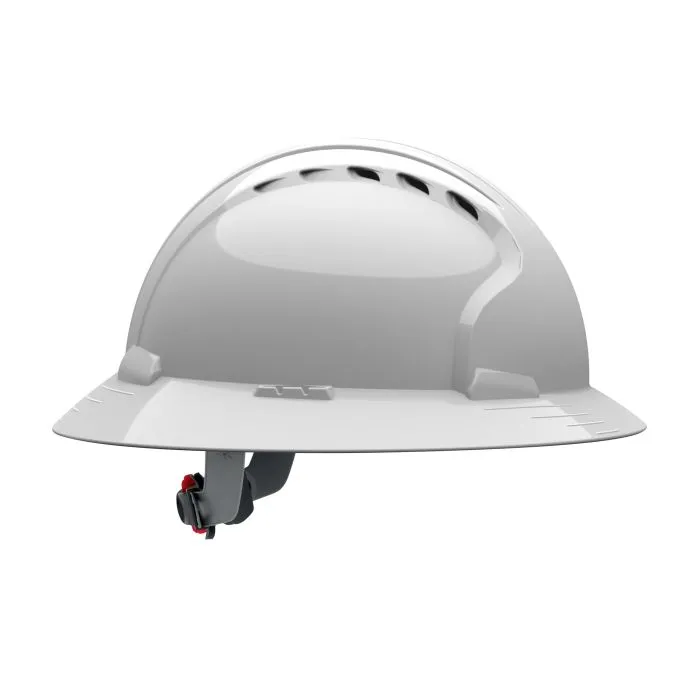 PIP Evolution Deluxe 6161 280-EV6161V Vented, Full Brim Hard Hat, Case of 10