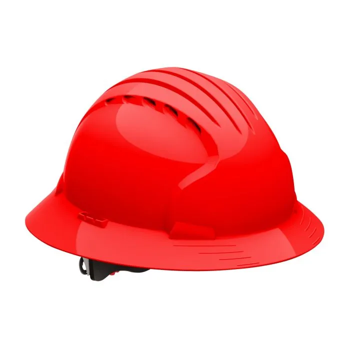 PIP Evolution Deluxe 6161 280-EV6161V Vented, Full Brim Hard Hat, Case of 10