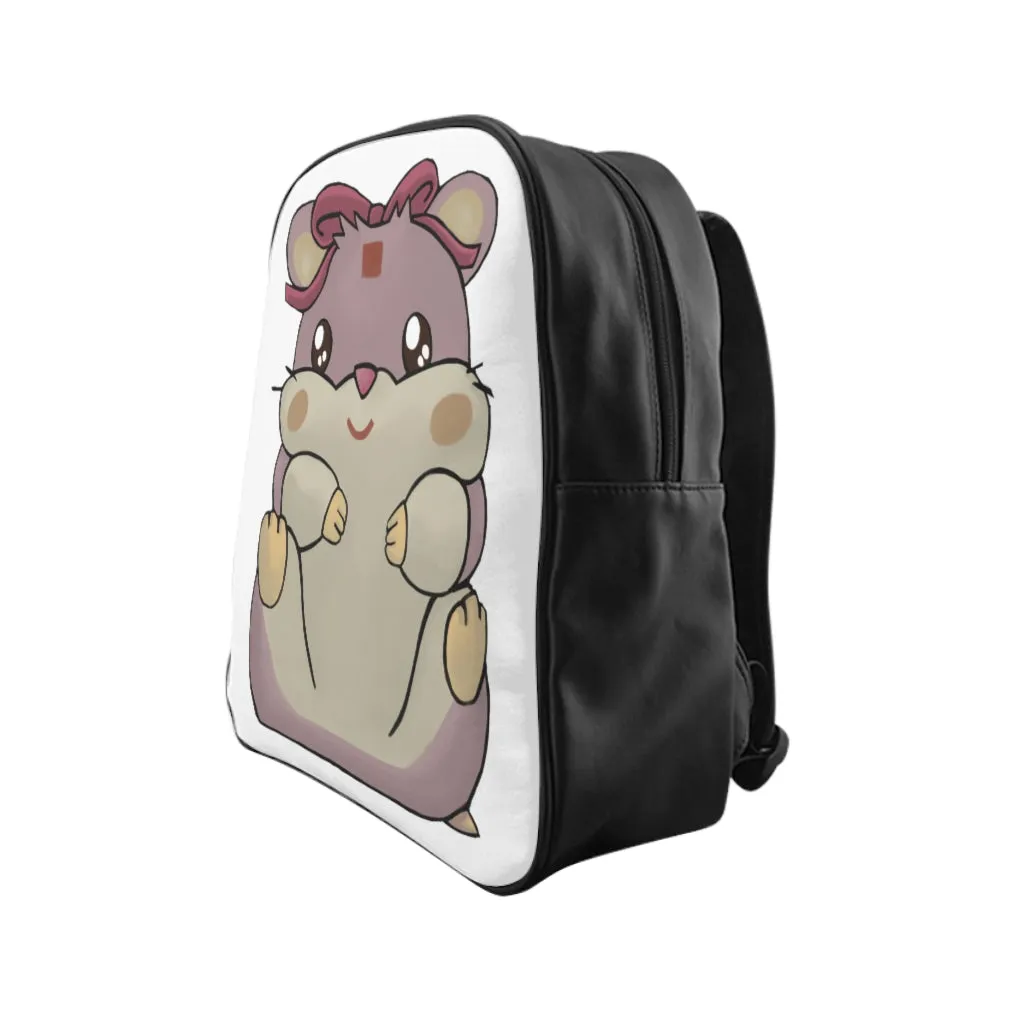 Purple Hamster School Backpack