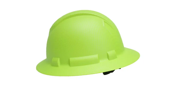 Pyramex Lime Graphite Ridgeline Full Brim Hard Hat HP54124