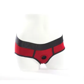 SpareParts Tomboi Harness Red-Blk Nylon - 3X