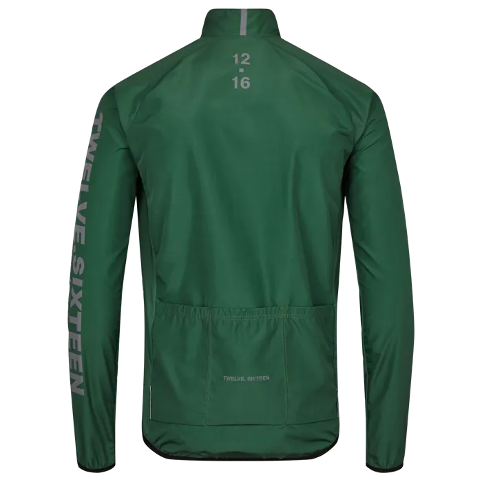 Twelve Sixteen Wind/Rain Jacket Microfiber  Men 120 Green