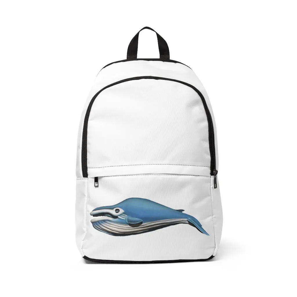 Whale Unisex Fabric Backpack